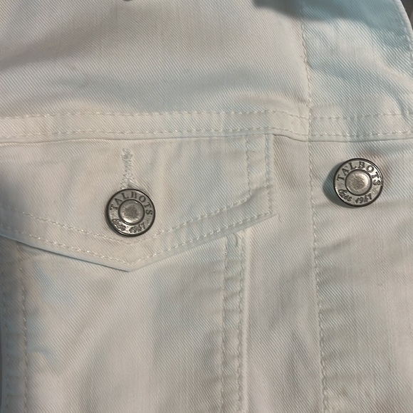 Talbots white jean jacket-SOLD! - Picture 5 of 5
